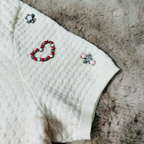 Beaded knitwear Blouse - Picture 4 of 5